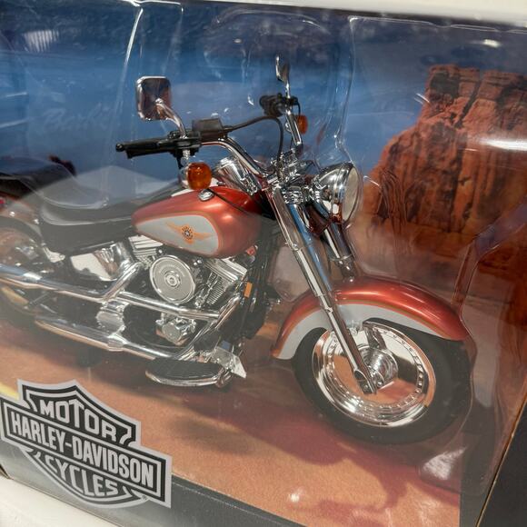 NIB * Sealed 1999 Mattel 26132 Fatboy Harley Davidson Motorcycle for Barbie - Picture 10 of 10